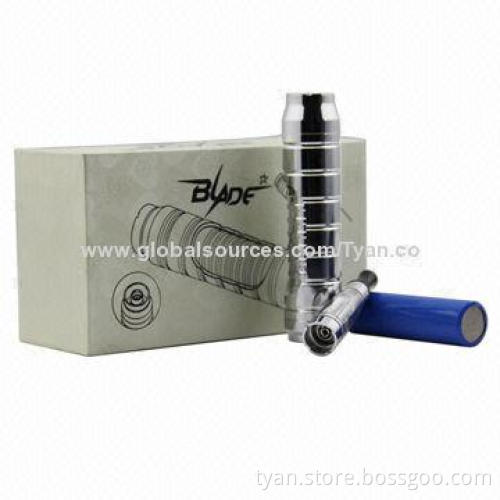 2014 Hot Big Mechanical Blade Mod Electronic Cigarettes with 3.7-4.2V Working Voltage